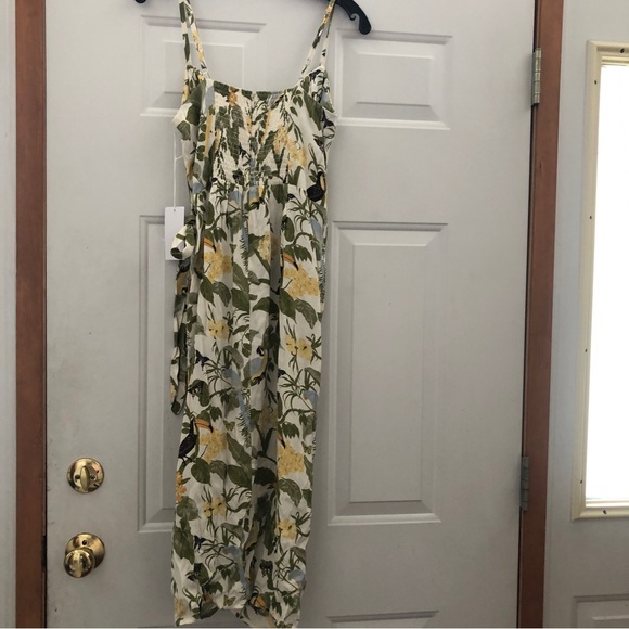 REFORMATION Rianne Sleeveless Midi Summer Dress in Tropics- NWT size 10 - Picture 11 of 13
